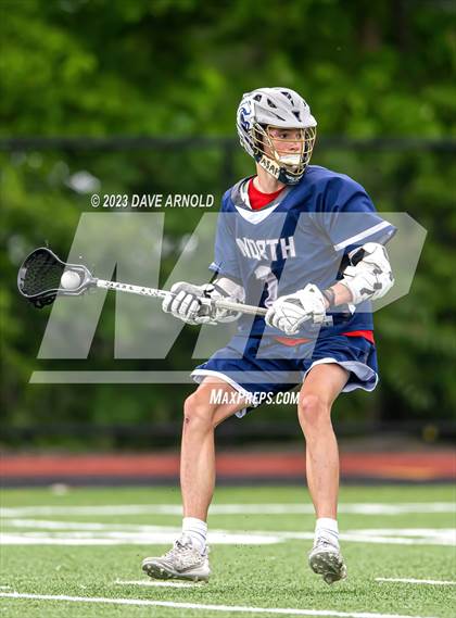 Thumbnail 3 in Plymouth North @ Reading Memorial (MIAA Division 2 Round of 32) photogallery.
