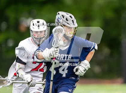 Thumbnail 2 in Plymouth North @ Reading Memorial (MIAA Division 2 Round of 32) photogallery.