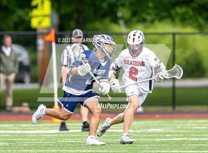 Thumbnail 1 in Plymouth North @ Reading Memorial (MIAA Division 2 Round of 32) photogallery.