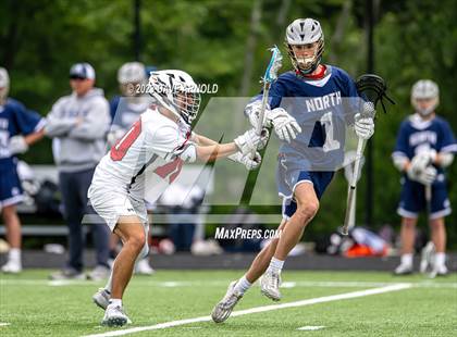Thumbnail 3 in Plymouth North @ Reading Memorial (MIAA Division 2 Round of 32) photogallery.
