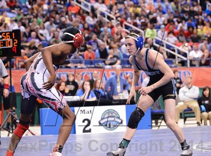 Thumbnail 2 in NCHSAA 2A Wrestling Championships photogallery.