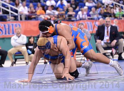 Thumbnail 1 in NCHSAA 2A Wrestling Championships photogallery.