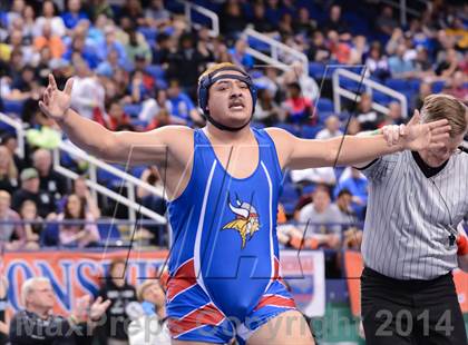 Thumbnail 3 in NCHSAA 2A Wrestling Championships photogallery.