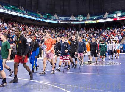 Thumbnail 2 in NCHSAA 2A Wrestling Championships photogallery.