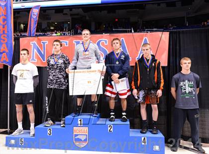 Thumbnail 3 in NCHSAA 2A Wrestling Championships photogallery.