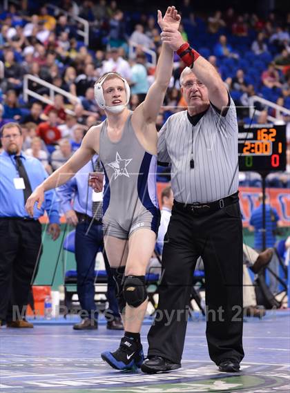Thumbnail 3 in NCHSAA 2A Wrestling Championships photogallery.