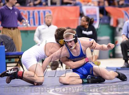 Thumbnail 2 in NCHSAA 2A Wrestling Championships photogallery.