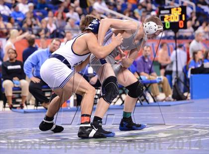 Thumbnail 3 in NCHSAA 2A Wrestling Championships photogallery.