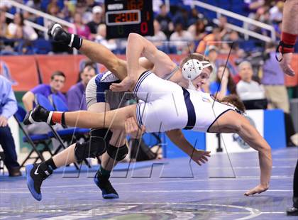 Thumbnail 1 in NCHSAA 2A Wrestling Championships photogallery.