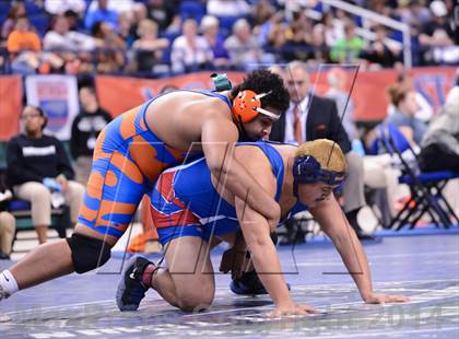 Thumbnail 1 in NCHSAA 2A Wrestling Championships photogallery.