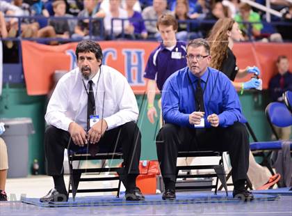 Thumbnail 2 in NCHSAA 2A Wrestling Championships photogallery.