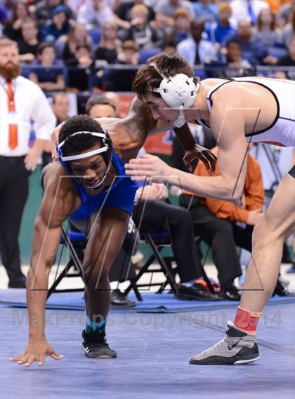 Thumbnail 2 in NCHSAA 2A Wrestling Championships photogallery.