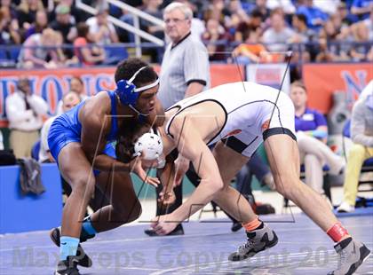 Thumbnail 3 in NCHSAA 2A Wrestling Championships photogallery.