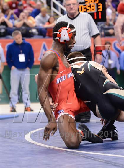 Thumbnail 1 in NCHSAA 2A Wrestling Championships photogallery.