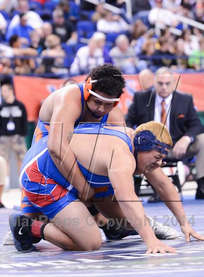 Thumbnail 3 in NCHSAA 2A Wrestling Championships photogallery.