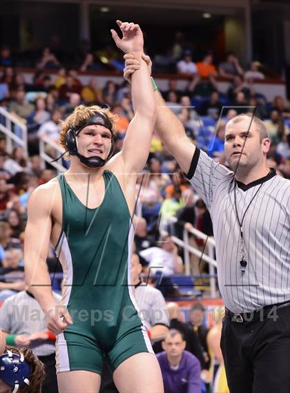 Thumbnail 1 in NCHSAA 2A Wrestling Championships photogallery.