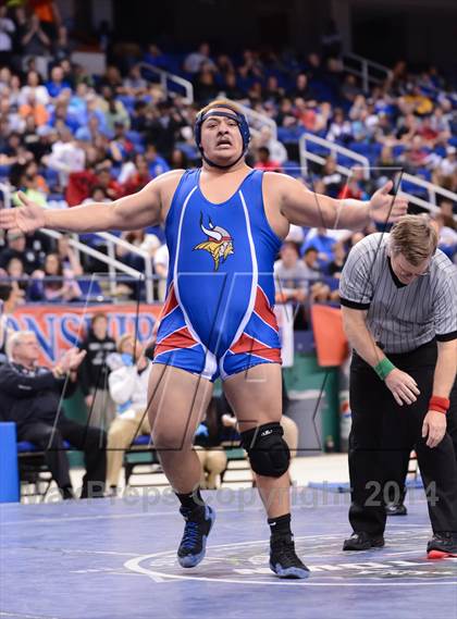 Thumbnail 1 in NCHSAA 2A Wrestling Championships photogallery.