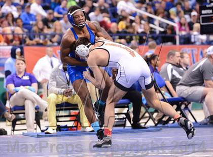 Thumbnail 3 in NCHSAA 2A Wrestling Championships photogallery.