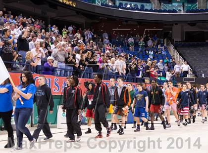 Thumbnail 1 in NCHSAA 2A Wrestling Championships photogallery.