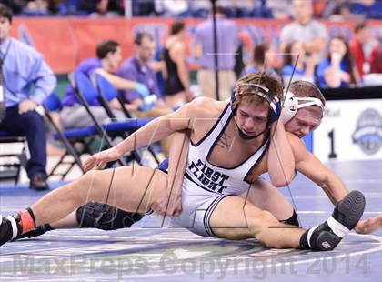 Thumbnail 1 in NCHSAA 2A Wrestling Championships photogallery.
