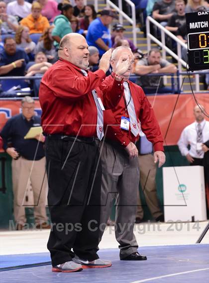 Thumbnail 2 in NCHSAA 2A Wrestling Championships photogallery.