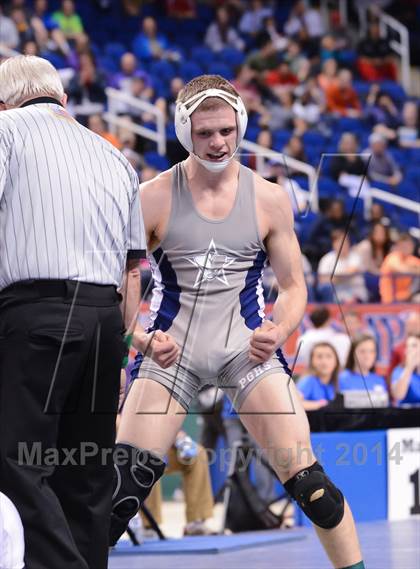 Thumbnail 3 in NCHSAA 2A Wrestling Championships photogallery.