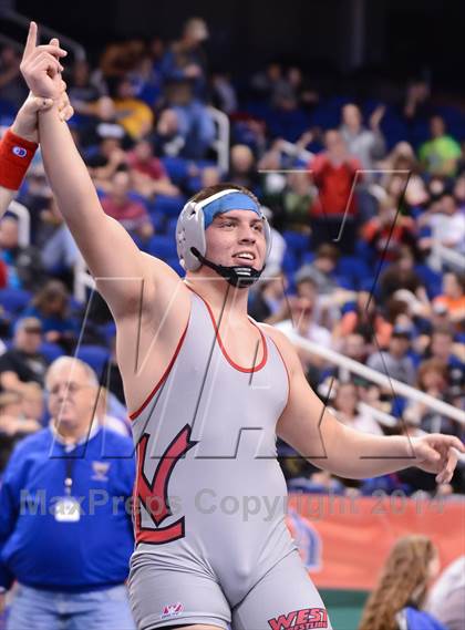Thumbnail 1 in NCHSAA 2A Wrestling Championships photogallery.