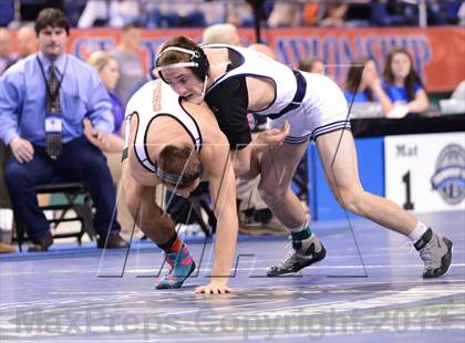 Thumbnail 3 in NCHSAA 2A Wrestling Championships photogallery.