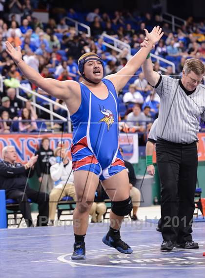 Thumbnail 2 in NCHSAA 2A Wrestling Championships photogallery.