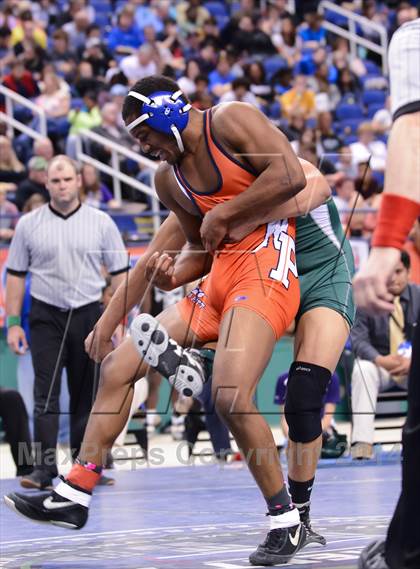 Thumbnail 3 in NCHSAA 2A Wrestling Championships photogallery.