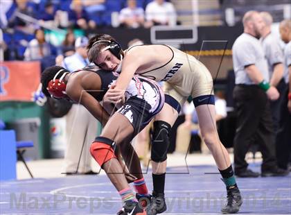 Thumbnail 1 in NCHSAA 2A Wrestling Championships photogallery.