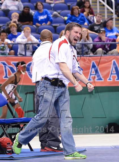 Thumbnail 2 in NCHSAA 2A Wrestling Championships photogallery.