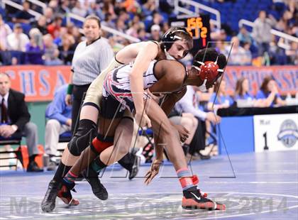 Thumbnail 3 in NCHSAA 2A Wrestling Championships photogallery.