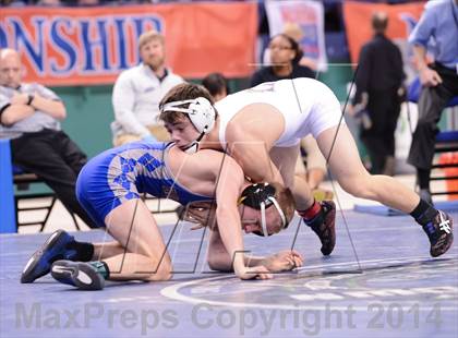 Thumbnail 2 in NCHSAA 2A Wrestling Championships photogallery.