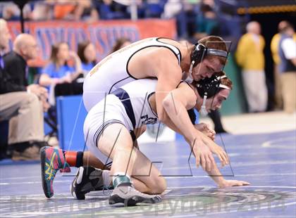Thumbnail 3 in NCHSAA 2A Wrestling Championships photogallery.