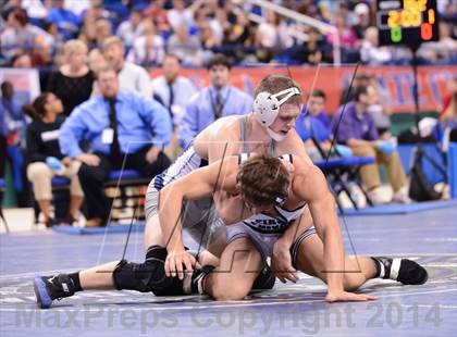 Thumbnail 1 in NCHSAA 2A Wrestling Championships photogallery.