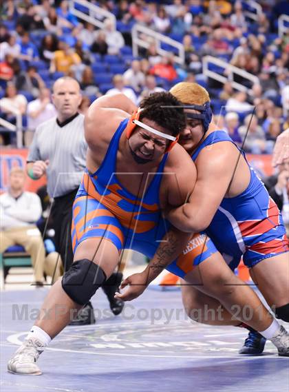 Thumbnail 1 in NCHSAA 2A Wrestling Championships photogallery.