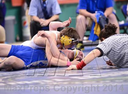 Thumbnail 3 in NCHSAA 2A Wrestling Championships photogallery.