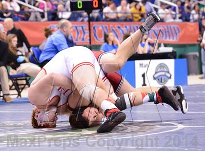 Thumbnail 1 in NCHSAA 2A Wrestling Championships photogallery.