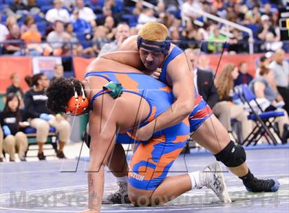 Thumbnail 1 in NCHSAA 2A Wrestling Championships photogallery.