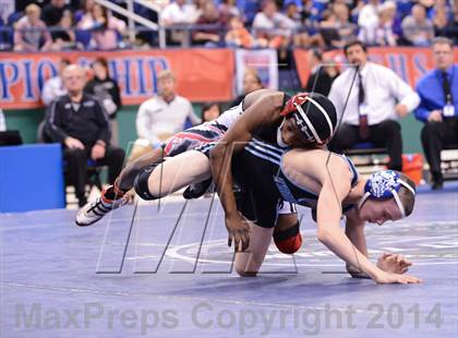 Thumbnail 1 in NCHSAA 2A Wrestling Championships photogallery.