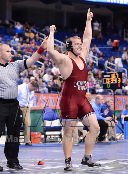 Thumbnail 3 in NCHSAA 2A Wrestling Championships photogallery.
