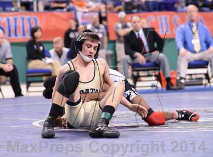 Thumbnail 3 in NCHSAA 2A Wrestling Championships photogallery.