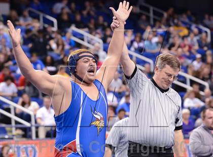 Thumbnail 1 in NCHSAA 2A Wrestling Championships photogallery.