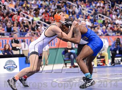 Thumbnail 2 in NCHSAA 2A Wrestling Championships photogallery.