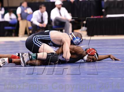 Thumbnail 3 in NCHSAA 2A Wrestling Championships photogallery.