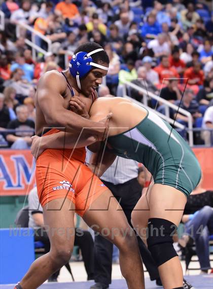 Thumbnail 1 in NCHSAA 2A Wrestling Championships photogallery.