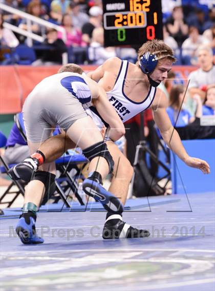 Thumbnail 2 in NCHSAA 2A Wrestling Championships photogallery.