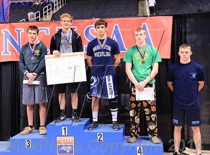 Thumbnail 2 in NCHSAA 2A Wrestling Championships photogallery.