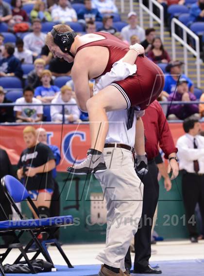 Thumbnail 1 in NCHSAA 2A Wrestling Championships photogallery.